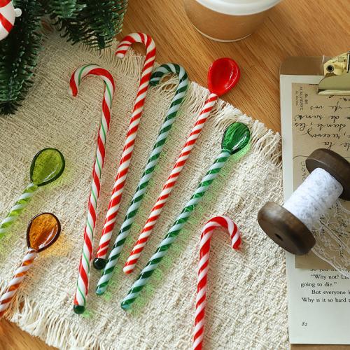 Glass Stirring Rod, Christmas Design & different styles for choice, Sold By PC