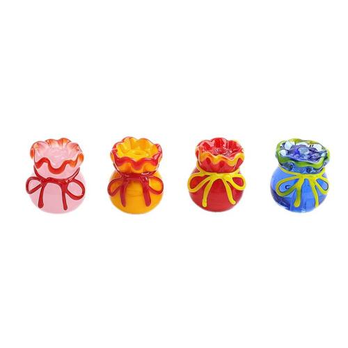 Fashion Glass Beads, DIY, more colors for choice, 14x15mm, Hole:Approx 2mm, Sold By PC