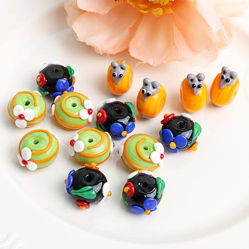 Fashion Glass Beads, DIY & different styles for choice, Hole:Approx 2mm, Sold By PC