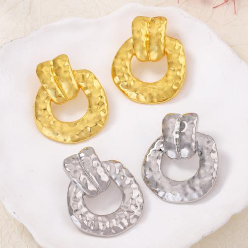 Zinklegierung Ohrstecker, plattiert, Modeschmuck & für Frau, keine, 39x46mm, verkauft von Paar