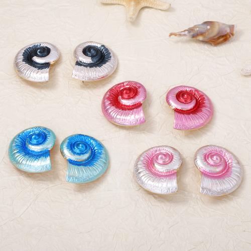 Eisen Ohrring, Strandschnecke, plattiert, Modeschmuck & für Frau, keine, 34x45mm, verkauft von Paar