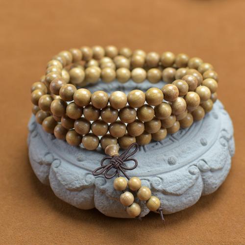 Wood Bracelet, Round, folk style & Unisex & different styles for choice, Sold By Strand