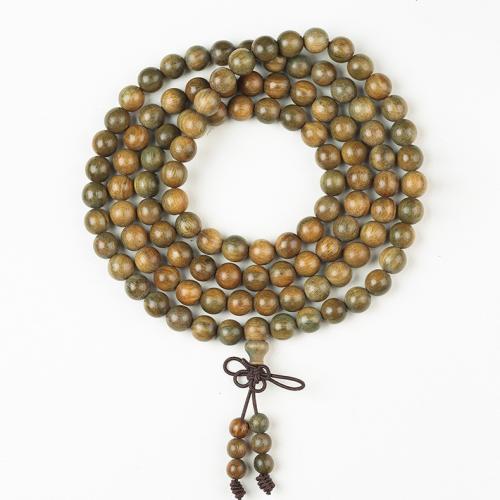 grüne Sandelholz Armband, unisex & verschiedene Stile für Wahl, verkauft von Strang