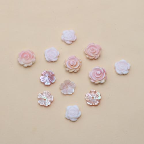 Shell Beads, Flower, Carved, DIY & different styles for choice, Sold By PC