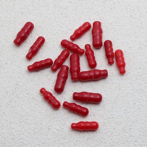 Sea Bamboo Coral Beads, Calabash, hand polished, DIY, red, beads size 5-15mm, Sold By PC