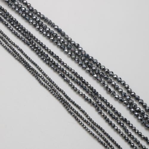 Abalorios de Gemas, Piedra Teraherz, Esférico, Bricolaje & diverso tamaño para la opción & facetas, Vendido por Sarta