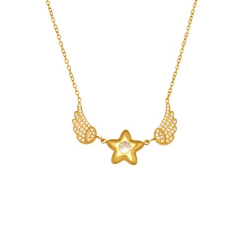 Stainless Steel Jewelry Necklace, 304 Stainless Steel, plated, fashion jewelry & adjustable & micro pave cubic zirconia & for woman, more colors for choice, Sold Per Approx 16.14 Inch Strand