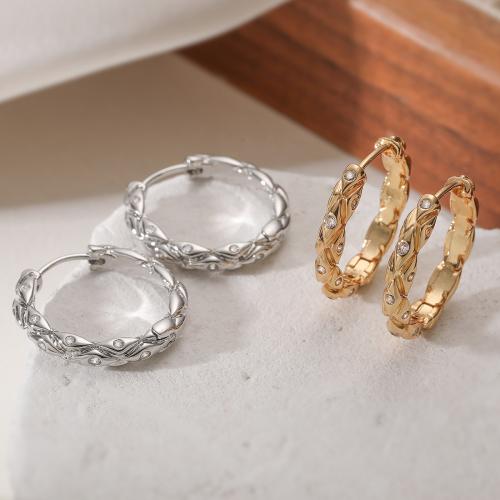 Cúbicos Circonia Pendiente Latón Micro pavimenta, metal, chapado, Joyería & para mujer & con circonia cúbica, más colores para la opción, libre de níquel, plomo & cadmio, 23x22mm, Vendido por Par