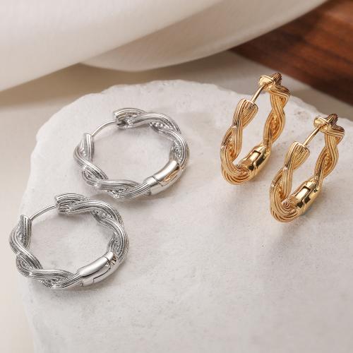 Messing Huggie Hoop Ohrringe, plattiert, Modeschmuck & für Frau, keine, frei von Nickel, Blei & Kadmium, 26x23mm, verkauft von Paar