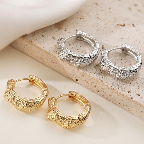 Messing Huggie Hoop Ohrringe, plattiert, Modeschmuck & für Frau, keine, frei von Nickel, Blei & Kadmium, 5x20mm, verkauft von Paar