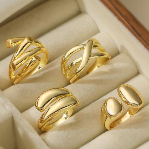 Brass Finger Ring, plated, fashion jewelry & adjustable & different styles for choice & for woman, more colors for choice, nickel, lead & cadmium free, Sold By PC