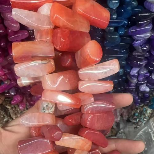 агатовые бисеры, Агат, Геометрический узор, DIY, Много цветов для выбора, 30x12x11mm, Продан через Приблизительно 37 см Strand