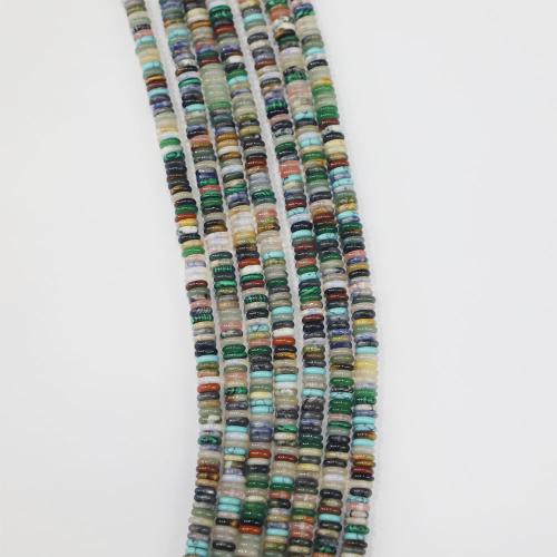 Gemstone Jewelry Beads, polished, DIY & different materials for choice, 6x2mm, Hole:Approx 1.2-1mm, Approx 170PCs/Strand, Sold By Strand