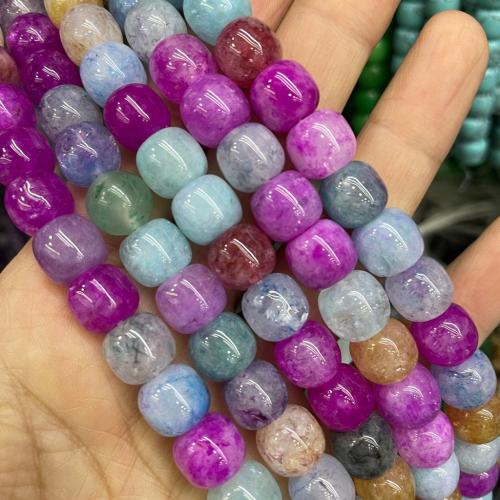 Abalorios de Gemas, Piedras preciosas, pulido, Bricolaje, más colores para la opción, 9x10mm, aproximado 42PCs/Sarta, Vendido por Sarta
