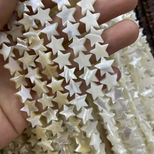 Natural Seashell Beads, Shell, Star, DIY, more colors for choice, 10mm, Approx 47PCs/Strand, Sold By Strand