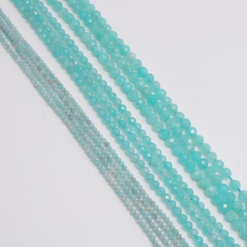 Natural Amazonite Beads, ​Amazonite​, Round, DIY & different size for choice & faceted, Sold By Strand