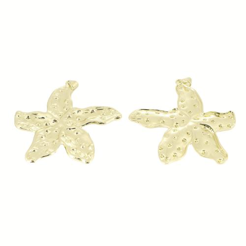 Bijoux pendentifs en laiton, Placage de couleur d'or, DIY, 56x50x2mm, Vendu par PC