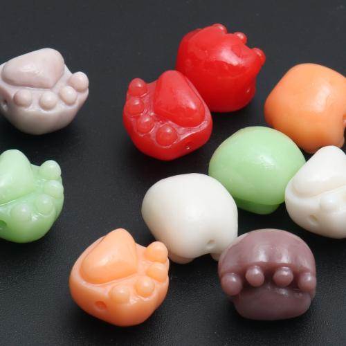 Resin Jewelry Beads, different color and pattern for choice & DIY, 14.50mm, 10PCs/Bag, Sold By Bag