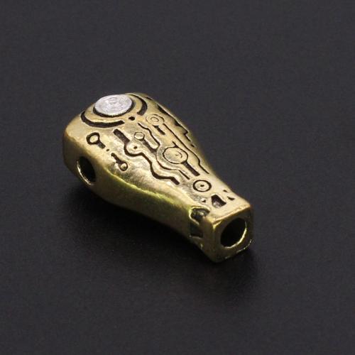 3-Loch -Korn- Guru, Zinklegierung, mit Xingyue Bodhi, antike Goldfarbe plattiert, DIY, 20x12mm, verkauft von PC