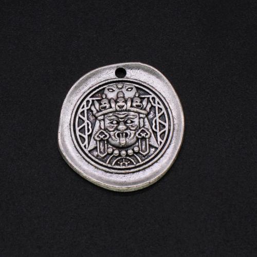 Zinklegierung Anhänger, Gott des Reichtums, antik silberfarben plattiert, Vintage & DIY, 19x21mm, verkauft von PC