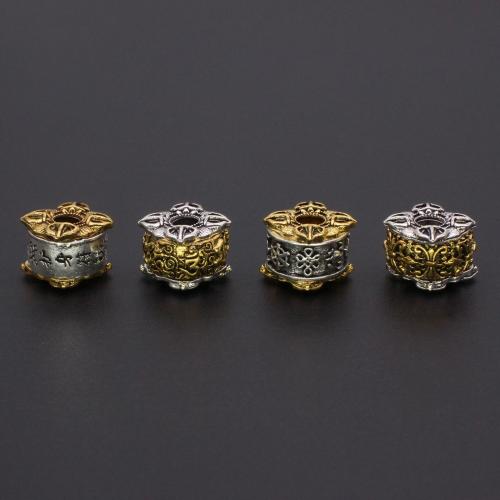 Tibetan Style Spacer Beads, plated, folk style & DIY, more colors for choice, 11x11mm, Hole:Approx 3mm, Sold By PC