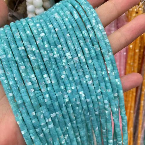 Natural Colored Shell Beads, Trochus Shell, polished, DIY, more colors for choice, 2x4mm, Sold Per Approx 38 cm Strand