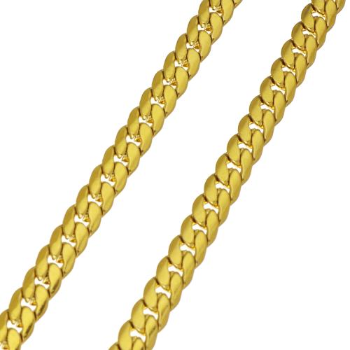 304 Stainless Steel Necklace, plated, fashion jewelry & Unisex, more colors for choice, 5mm, Length:Approx 60 cm, Sold By PC