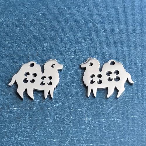 титан подвески, Верблюд, Другое покрытие, DIY & отверстие, Много цветов для выбора, 18x15x1.20mm, продается PC