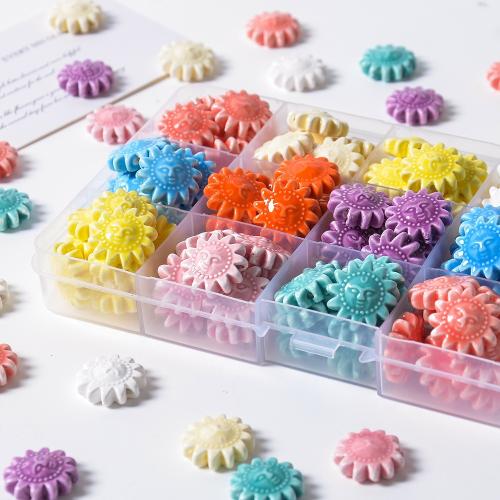 Porcelain Jewelry Beads, Sun, DIY, more colors for choice, 18x7mm, 100PCs/Bag, Sold By Bag