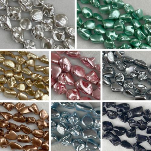 Natural Colored Shell Beads, Freshwater Shell, irregular, DIY, more colors for choice, 12mm, Sold Per Approx 38 cm Strand