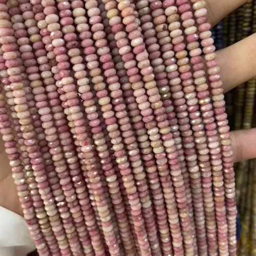 Gemstone Jewelry Beads, Abacus, DIY & different materials for choice & faceted, 2x4mm, Approx 130PCs/Strand, Sold By Strand