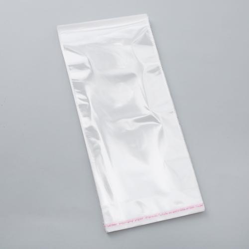 OPP Material Self Sealing Bag, with Adhesive Sticker, Rectangle, dustproof & different size for choice, clear, 100PCs/Lot, Sold By Lot