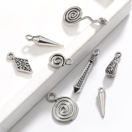 Zink-Aluminium-Anhänger, Zinklegierung, plattiert, DIY & verschiedene Stile für Wahl, verkauft von PC