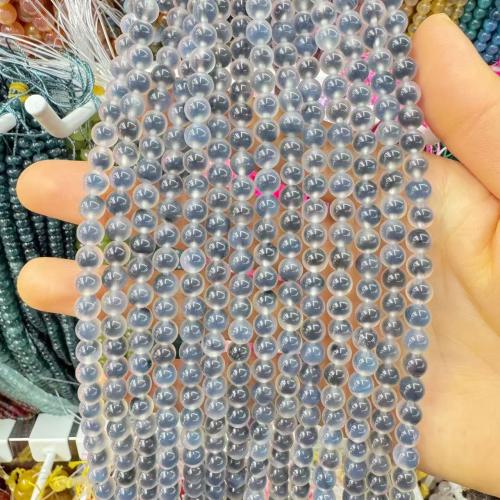 Agate Beads, Round, polished, DIY & different size for choice, more colors for choice, Sold Per Approx 35-38 cm Strand