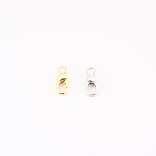 Brass Snap Clasp, plated, DIY, more colors for choice, 12x5x3mm, Sold By PC