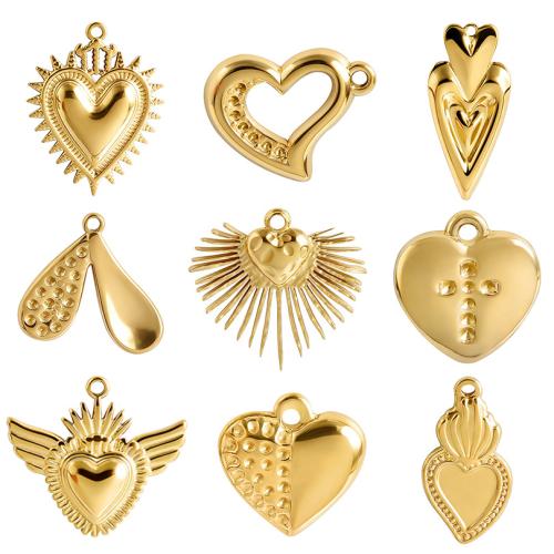 Stainless Steel Pendants, 304 Stainless Steel, Vacuum Ion Plating, DIY & different styles for choice, 10PCs/Bag, Sold By Bag