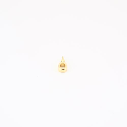 Brass Peg Bail, gold color plated, DIY, 10x4x2mm, Sold By PC