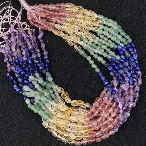 Mixed Gemstone Beads, Multi - gemstone, irregular, polished, DIY, gradient color, 5x8mm, Sold Per Approx 38 cm Strand
