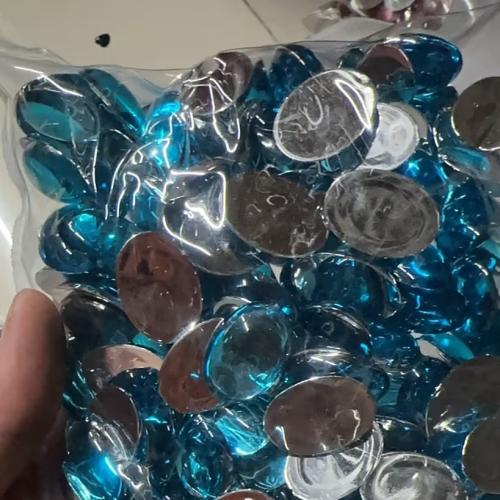 Acrylic Cabochons, Oval, DIY & different size for choice, more colors for choice, Sold By Bag