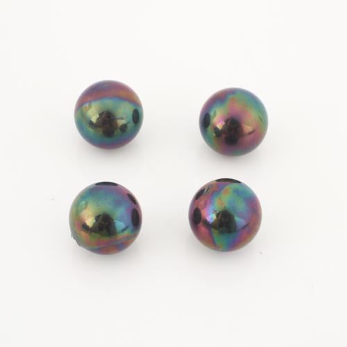 Abalorios de Nácar de Mar de Sur, Shell Pearl, Esférico, Bricolaje & diverso tamaño para la opción & perforado medio, agujero:aproximado 1.5mm, 10PCs/Grupo, Vendido por Grupo