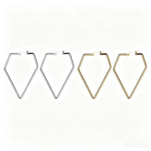 304 Stainless Steel Lever Back Earring, Geometrical Pattern, plated, fashion jewelry & Unisex, more colors for choice, Sold By Pair