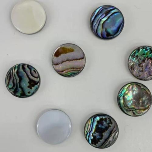 Muschel Cabochons, Seeohr Muschel, rund, DIY & verschiedene Größen vorhanden, 10PCs/Tasche, verkauft von Tasche