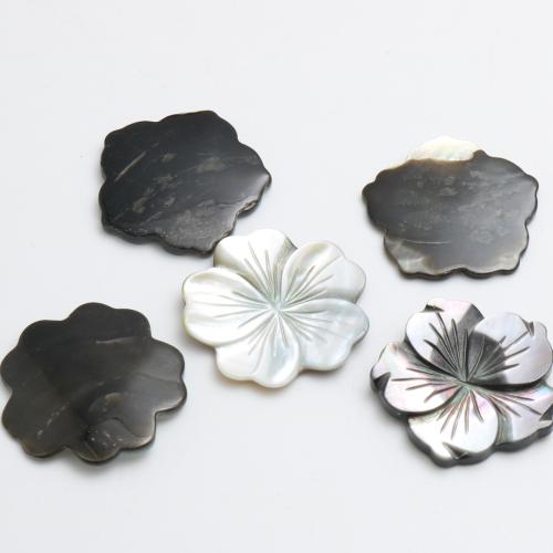 Muschel Cabochons, Blume, geschnitzt, DIY, keine, verkauft von PC