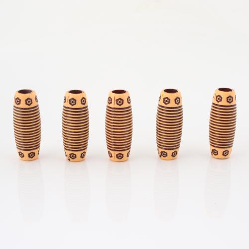 Resin Jewelry Beads, DIY & enamel, 30x12x12mm, 100PCs/Lot, Sold By Lot