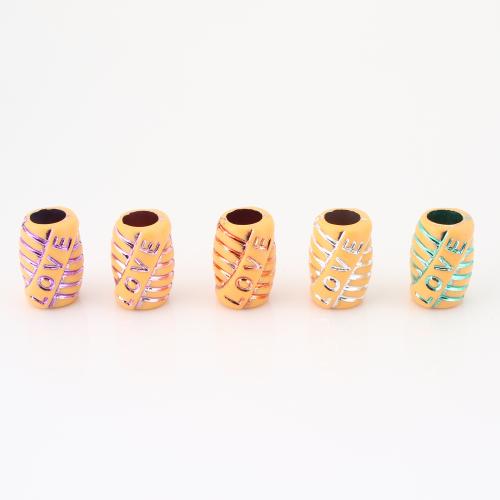 Resin Jewelry Beads, DIY & with letter pattern, more colors for choice, 15x12x12mm, 100PCs/Lot, Sold By Lot