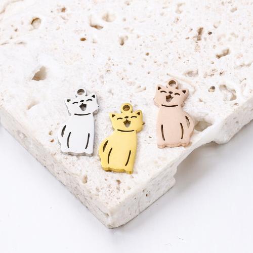 Acier inoxydable animaux Pendentifs, Acier inoxydable 304, Placage, DIY & styles différents pour le choix, 5PC/sac, Vendu par sac