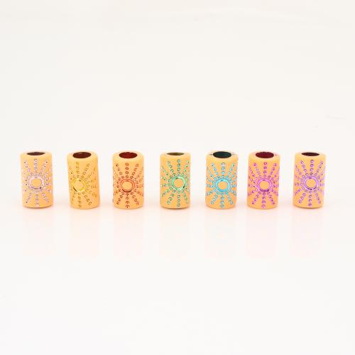Resin Jewelry Beads, Round Tube, DIY, more colors for choice, 17x10x10mm, 100PCs/Lot, Sold By Lot