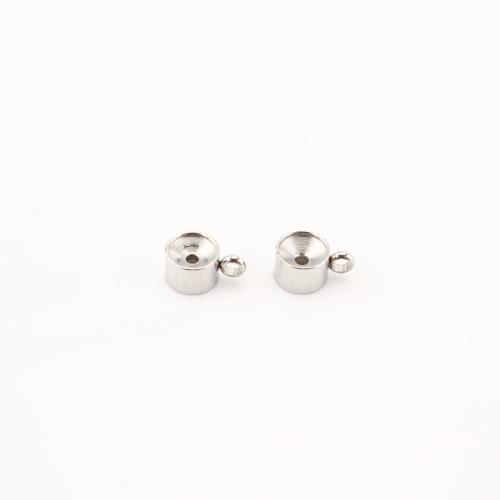 Stainless Steel Pendant Setting, 304 Stainless Steel, DIY, original color, 4x9x9mm, 100PCs/Lot, Sold By Lot
