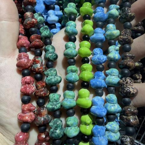 Fashion Glass Beads, Duck, DIY, more colors for choice, 13mm, Approx 14PCs/Strand, Sold By Strand