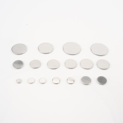 Stainless Steel Pendant Setting, 304 Stainless Steel, Flat Round, DIY & different size for choice, original color, 100PCs/Lot, Sold By Lot